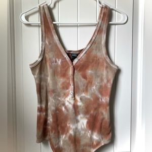 Wild Fable bodysuit — tye dye